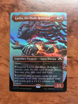 Laelia the Blade Reforged Foil Showcase Profile MTG Magic Card Mint Modern MH3 - Image 1