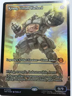 MTG - [TMT - 290] Krang, Utrom Warlord (Showcase) Foil Teenage Mutant Ninja T... - Image 2