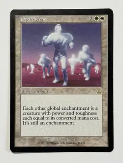 MTG Opalescence 13/143 Urza’s Destiny Enchantment 1999 LP Magic The Gathering - Image 1