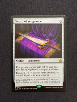 SWORD OF VENGEANCE Bloomburrow - Magic: The Gathering - NM/M - Image 1