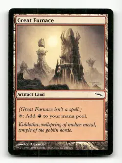 Great Furnace Mirrodin #282 Magic the Gathering - Image 1
