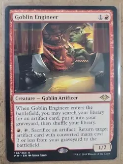 1x Goblin Engineer NM - EDH Commander MTG Modern Horizons MH1 x1 - Image 1