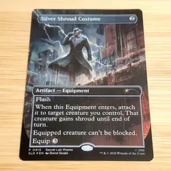 1x Silver Shroud Costume, Foil - Fallout Secret Lair 0915, Magic MTG NM - Image 1