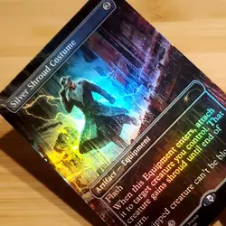 1x Silver Shroud Costume, Foil - Fallout Secret Lair 0915, Magic MTG NM - Image 2