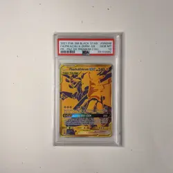 2021 Pokemon SM Black Star Promo Premium Pikachu & Zekrom GX FA #SM248 - PSA 10 - Image 1