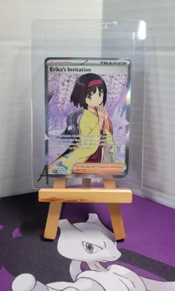 Erika's Invitation #196/165 Trainer Scarlet & Violet 151 FullArt Pokemon TCG A - Image 1
