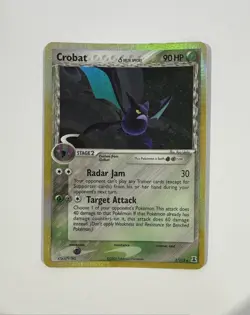 Pokemon TCG Crobat (Delta) EX Delta Species 2/113 Reverse Holo Rare - Image 1