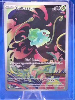 Pokemon TCG Bulbasaur 133/132 Stamped Promo Mega Evolution Sealed - Image 2