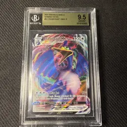 Pokemon TCG Cramorant VMAX Shining Fates Holo Ultra Rare 055/072 BGS 9.5 Gem MT - Image 1