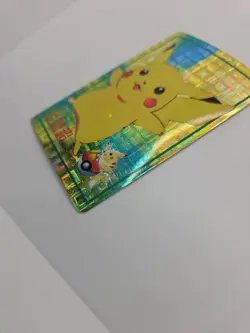 Pikachu Sticker Pokemon Vending Machine Holo prism Nintendo 1998 Bandai Vintage - Image 5