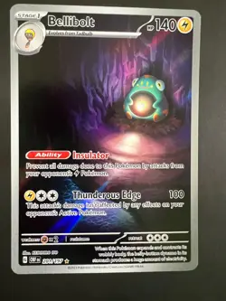 Pokemon TCG Bellibolt 201/197 SV03: Obsidian Flames Full Art Nintendo 2023 NM - Image 2