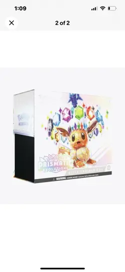 Pokemon TCG Prismatic Evolutions Elite Trainer Box ETB NEW FACTORY SEALED - Image 2