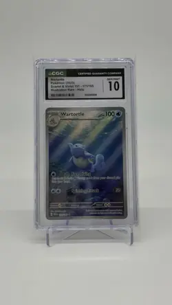 Pokemon TCG - WARTORTLE - 171/165 - ART RARE - SCARLET & VIOLET 151 - CGC 10 - Image 1