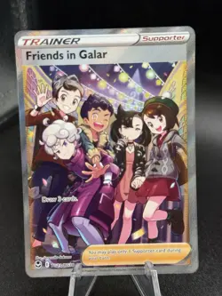 Pokemon TCG Friends in Galar Ultra Rare Silver Tempest Trainer Gallery TG23/TG30 - Image 1