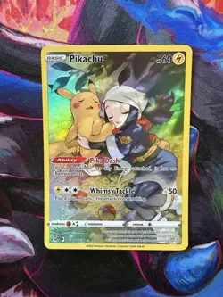 Pokemon TCG Pikachu TG05/TG30 Holo Rare Lost Origin Trainer Gallery - Image 1