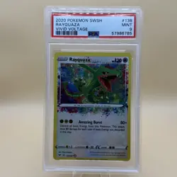 The Pokemon Company Rayquaza Vivid Voltage 138/185 PSA 9 Amazing Rare Holo - Image 1
