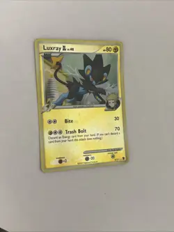Luxray GL 9/111 - 2009 Platinum Rising Rivals Reverse Holo Rare Pokemon TCG - LP - Image 2