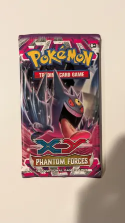 Pokemon TCG XY Phantom Forces M Gengar Artwork Booster Pack Sealed - Image 1