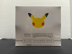 Pokemon TCG: 25th Anniversary Celebrations Elite Trainer Box (ETB) (2021) SEALED 820650809439 - Image 1