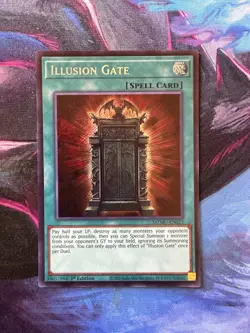 Illusion Gate MZMU-EN023 Maze of Muertos Secret Rare 1st Edition Yu-Gi-Oh NM/M - Image 1