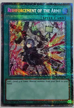 Yugioh Reinforcement of the Army L26D-ENS08 Starlight Rare 1st Editon - Image 1