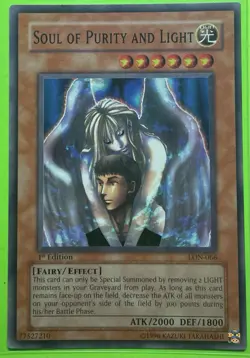 Yugioh Soul of Purity and Light LON-066 1st Edition LP - Image 1