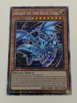 Yugioh Heart of the Blue-Eyes x 3 - 1st Edition Starlight Rare NM - Free Holo - Image 2