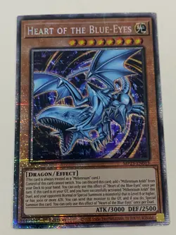 Yugioh Heart of the Blue-Eyes x 3 - 1st Edition Starlight Rare NM - Free Holo - Image 3