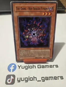 Yu-Gi-Oh The Dark Hex Sealed Fusion FET Unlimited Common Light Played - Image 1