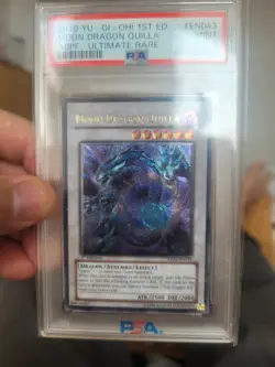 PSA 9 - YUGIOH - 2010 - ABPF-EN043 - MOON DRAGON QUILLA - FIRST - ULTIMATE - Image 1