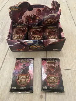 World of Warcraft TCG Crown Of The Heavens Booster Pack UNWEIGHED AND SEALED - Image 2