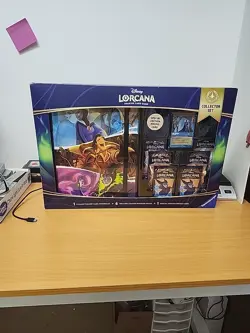 Disney Lorcana First Chapter Collector Set Bundle - 6 packs, portfolio, & promo - Image 1