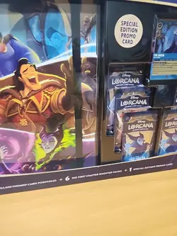 Disney Lorcana First Chapter Collector Set Bundle - 6 packs, portfolio, & promo - Image 4