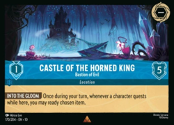 Castle of The Horned King-Bastion of Evil 170/204 Whispers in the Well Lorcana - Image 1