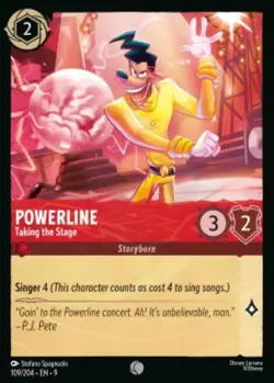 Powerline-Taking the Stage 109/204 Fabled Non-Foil Disney Lorcana - Image 1