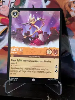 Disney Lorcana - Gazelle- Pop Star 11/204- Shimmering Skies - Non foil - Image 1