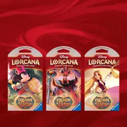 🔥 Lot of 3x Disney Lorcana – Reign of Jafar Sleeved Booster Packs 🔥 - Image 1