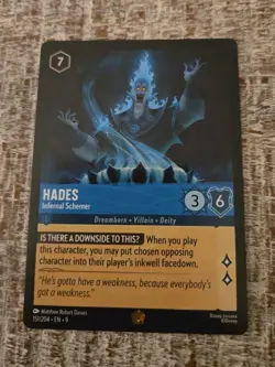 Hades Infernal Schemer - 151/204 - Legendary Disney Lorcana Card Fabled - Image 1