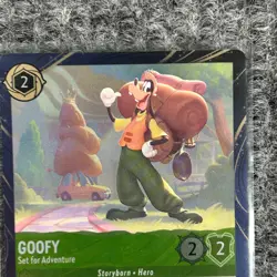Disney Lorcana Goofy Set for Adventure Promo 39/P3 Family Vacation Holo NM/Mint - Image 5