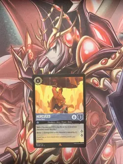 Hercules Divine Hero 181/204 Disney Lorcana Rise of the Floodborn Rare NM - Image 1