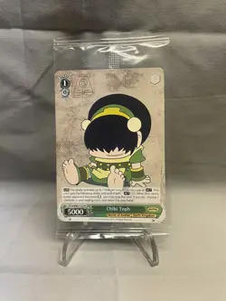 2023 Weiss Schwarz Chibi Toph Avatar The Last Airbender Box Topper Promo SEALED - Image 1