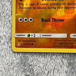 Geodude 87/214 - Unbroken Bonds - Reverse Holo - Common - Pokemon Card TCG - LP - Image 2