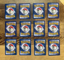 Bulbasaur 44/102 Base Set SHADOWLESS Pokemon WotC 12 Card Lot - White Dot Error - Image 2