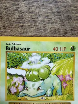 Bulbasaur 44/102 Base Set SHADOWLESS Pokemon WotC 12 Card Lot - White Dot Error - Image 4