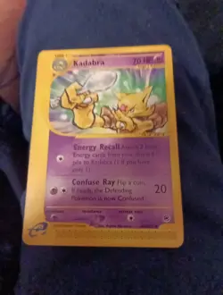 Pokemon Kadabra TCG Expedition Card 84/165 Regular Uncommon - Image 1