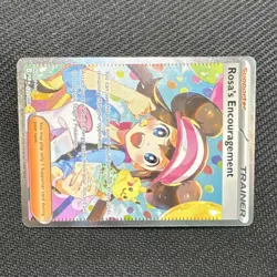 Pokemon TCG Rosa's Encouragement Trainer Supporter Rare Foil Card 123/088 - Image 4