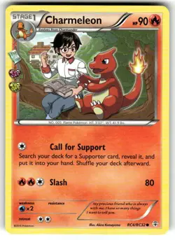 Pokemon TCG Charmeleon RC4/RC32 Generations Radiant Collection Common Card VLP - Image 1