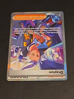 Pokemon Drayton TCG Holo Card Sv08: Surging Sparks 244/191 Trainer NM MINT - Image 3