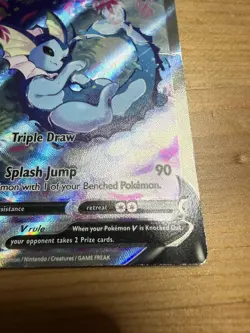 Vaporeon V SWSH181 SWSH: Sword & Shield Promo Cards Holo MP - Image 3