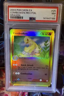 Combusken 25/97 PSA 7 NM Reverse Holo Ex Dragon Pokemon Card 🔥🔥 - Image 1